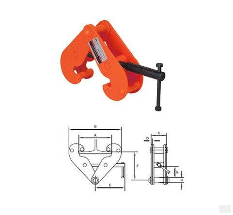 JG Series Beam Clamps (1000kg)