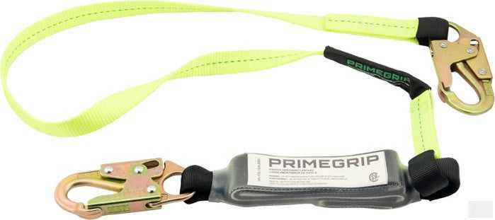 PRIMEGRIP 6' SHOCK ABSORBING LANYARD