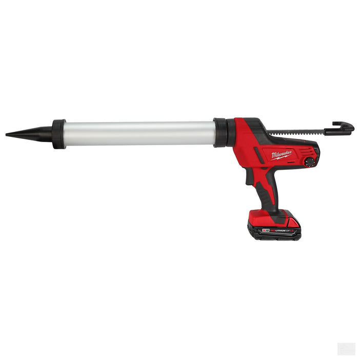 Milwaukee M18™ Cordless 20-oz Aluminum Barrel Caulk and Adhesive Gun Kit (2642-21CT)