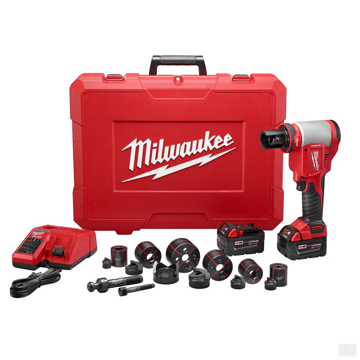 Milwaukee M18™ FORCE LOGIC™ 10T Knockout Tool 1/2" - 2" Kit (2676-22)