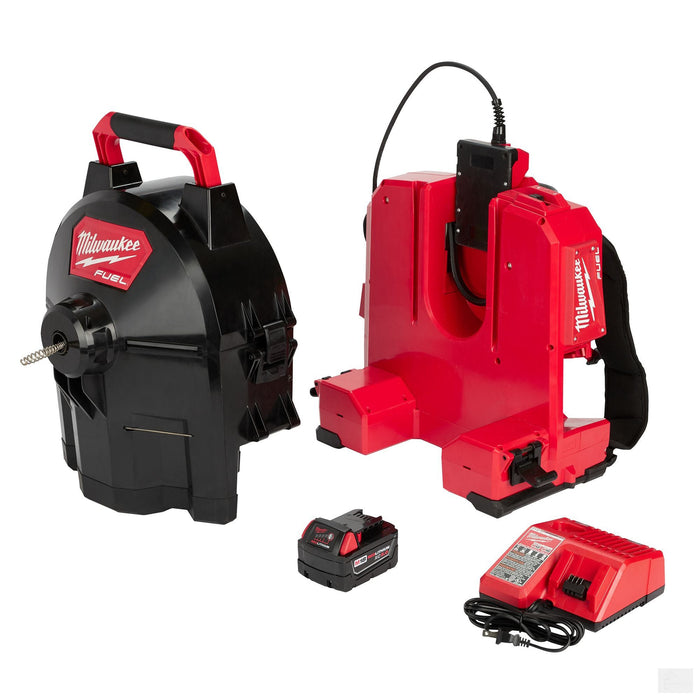 Milwaukee M18 FUEL™ SWITCH PACK™ Sectional Drum Machine with 5/16” Cable (2775A-211)