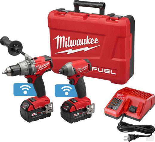 MILWAUKEE M18 FUEL™ 2-Tool Combo Kit Hammer Drill and Hex Impact Driver with ONE-KEY™ 2796-22