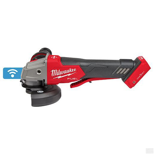 Milwaukee M18 FUEL™ 4-1/2" / 5" Braking Grinder w/ ONE-KEY™ Paddle Switch, No Lock [2882-20]