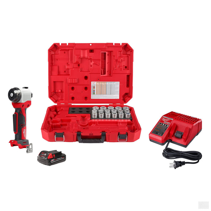 Milwaukee M18™ Cable Stripper Kit with 17 Cu THHN / XHHW Bushings (2935CU-21S)