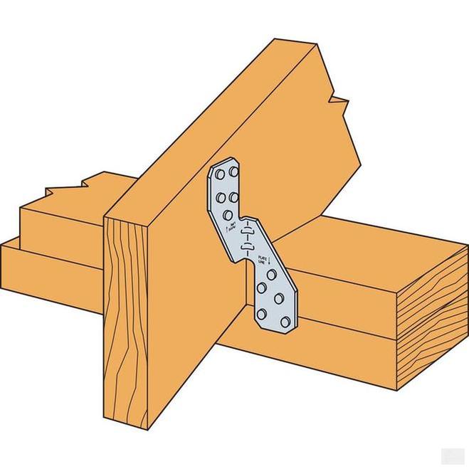 Simpson Strong-Tie Hurricane Tie - 18 Gauge - Zmax Finish - (RT7A-TZ)