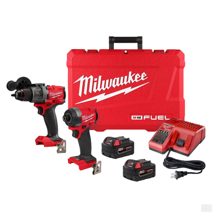 Milwaukee M18 FUEL™ 2-Tool Combo Kit Hammer Drill and Hex Impact Driver [3697-22]