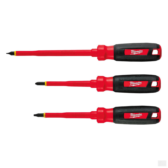 Milwaukee 3 PC 1000V Insulated Screwdriver Set (48-22-2202)