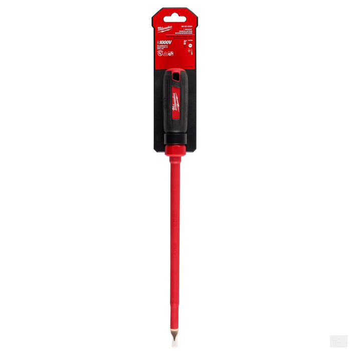Milwaukee 3/8" Slotted - 10" 1000V Insulated Screwdriver (48-22-2224)