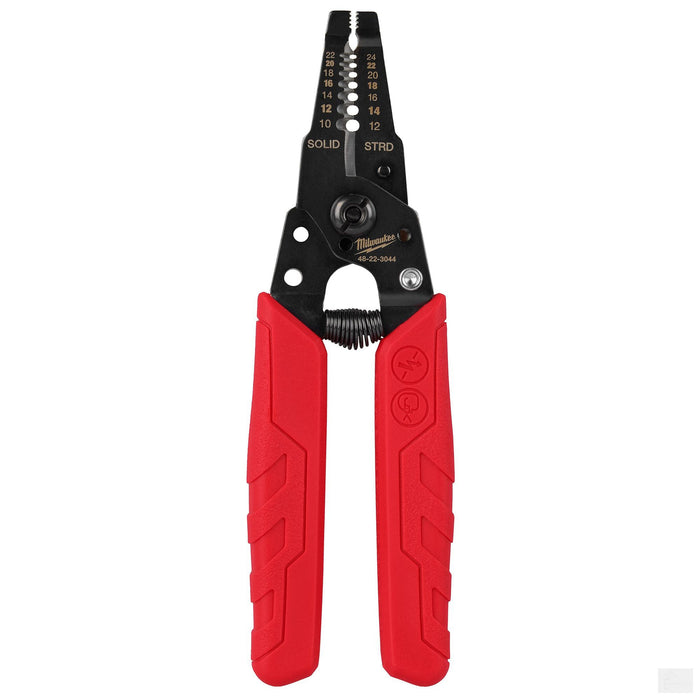 Milwaukee 10-24 AWG Compact Comfort Grip Wire Stripper & Cutter (48-22-3044)