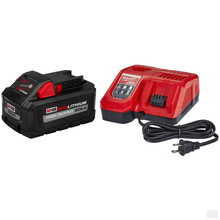 Milwaukee M18™ REDLITHIUM HIGH OUTPUT™ XC8.0 Starter Kit (48-59-1880)