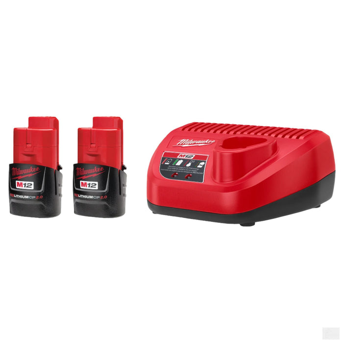 Milwaukee M12™ 2.0 Battery Starter Kit (48-59-2420)