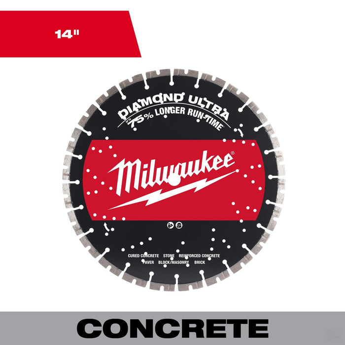 Milwaukee 14 in Diamond Ultra Segmented Blade [49-93-7540]