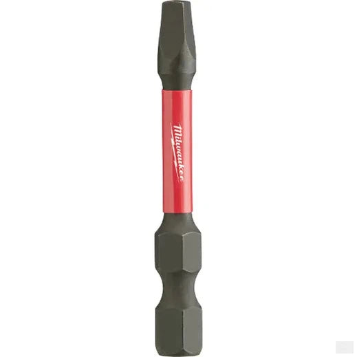 Milwaukee SHOCKWAVE™ 2”Impact Square Recess #3 Power Bits (Bulk 25)