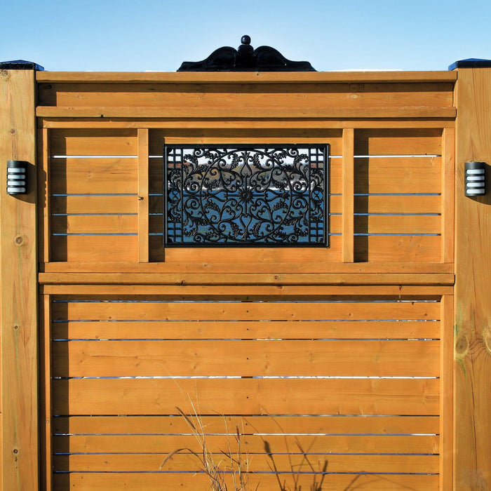 Nuvo Iron Cast Aluminum Rectangle Decorative Gate Fence Insert ACW61 - 15 in x 24 in