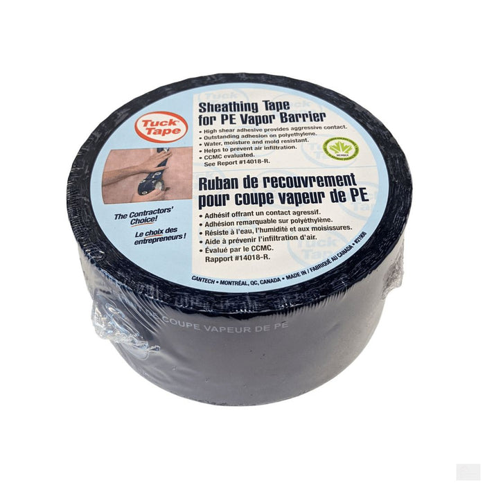 TUCK TAPE 2.4-inch x 208 ft. Blue Sheathing Tape for PE Vapour Barrier [21908]