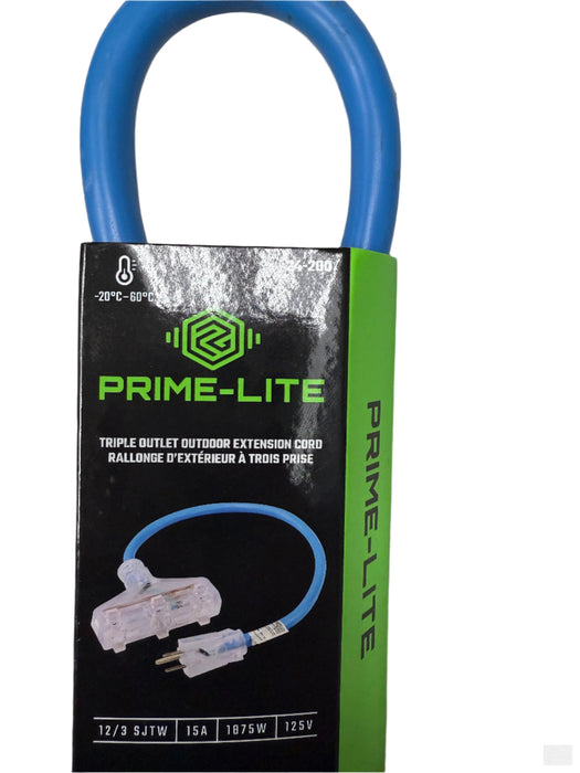 Prime-Lite Triple Outlet Outdoor Extension Cord Extension Cord (24-200)