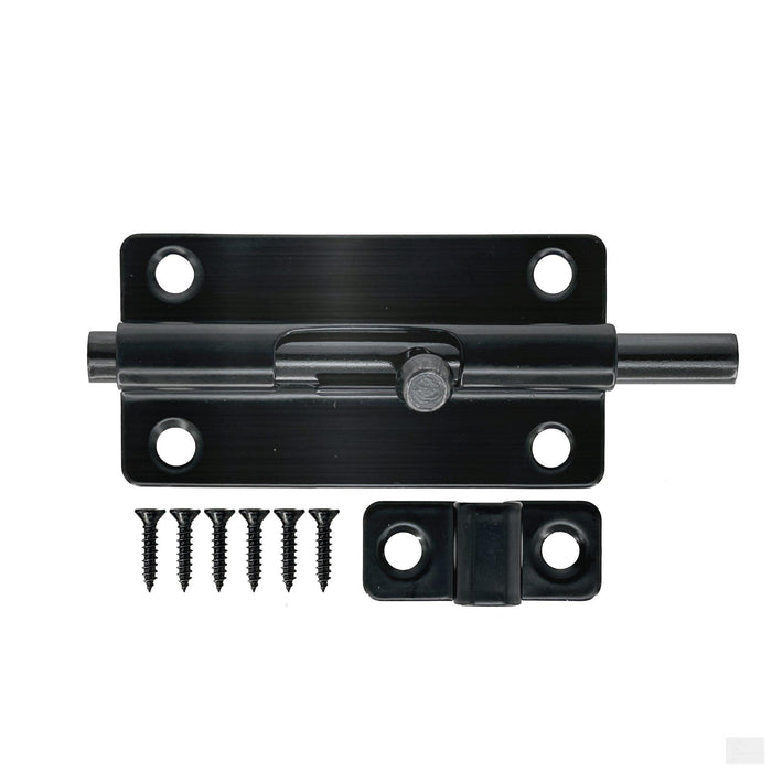 Nuvo Iron 4″ Heavy Duty Barrel Slide Bolt Lock (BBSBL4/B)