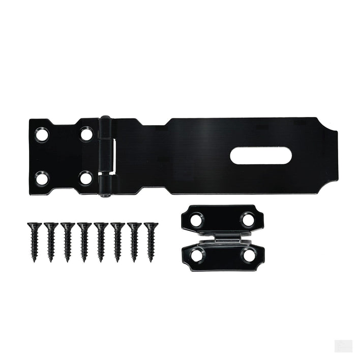 Nuvo Iron 4 1/2″ Heavy Duty Hasp Latch Lock (BLHL4.5)