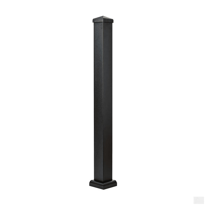 Nuvo Iron 44" Aluminum Deck & Stair Posts (Black) [BLPOP44] (A1)