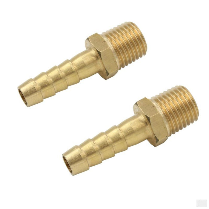 Air Max Barb Pipe Connector 3/8 ID x 1/4" M (NPT) (2pc)