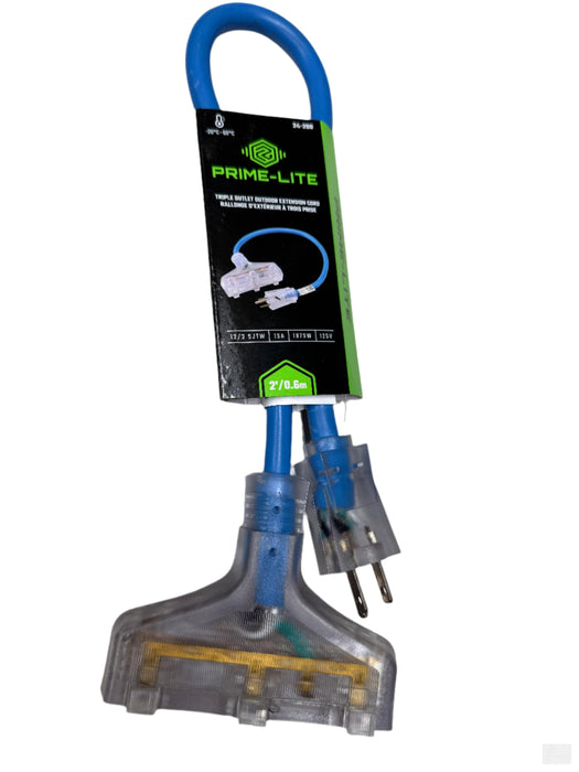 Prime-Lite Triple Outlet Outdoor Extension Cord Extension Cord (24-200)