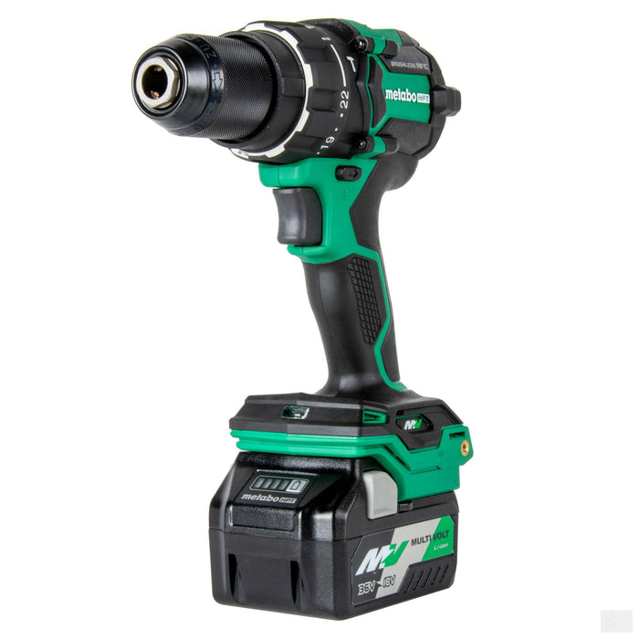 Metabo MultiVolt™ 36V Brushless 1/2-in Hammer Drill Kit 4.0Ah x 2 {DV36DC}