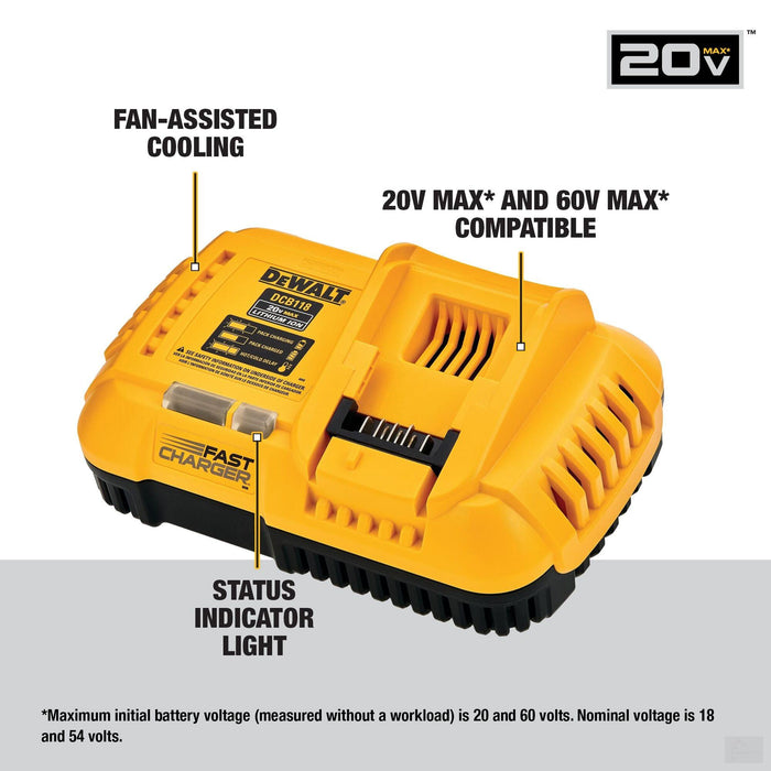 Dewalt 20V MAX Flexvolt Fast Charger [DCB118]