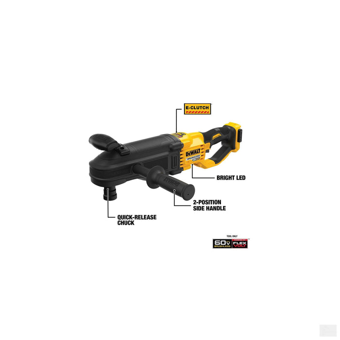 Dewalt 60V MAX* Brushless Cordless Quick-Change Stud and Joist Drill with E-Clutch® System (Tool Only)
