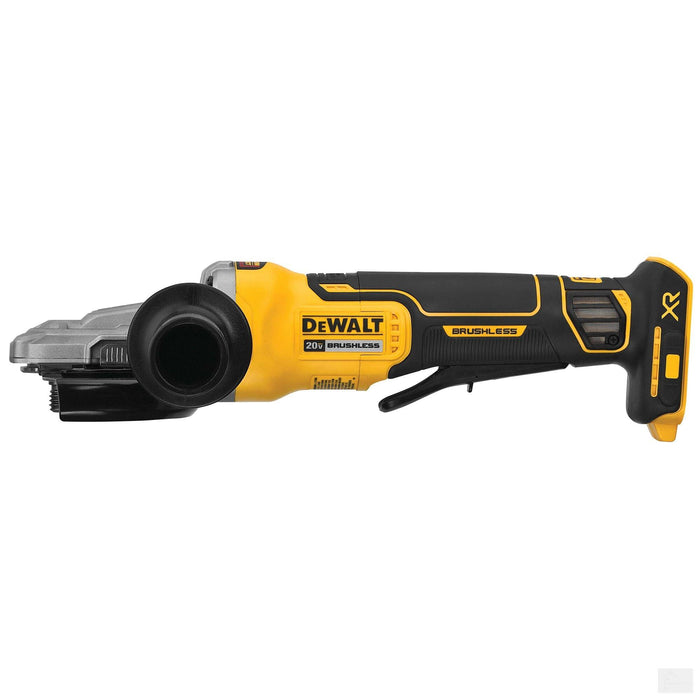 Dewalt 20V MAX* XR® 5 in. Flathead Paddle-Switch Small Angle Grinder with KICKBACK BRAKE™ (Tool Only) {DCG413FB}
