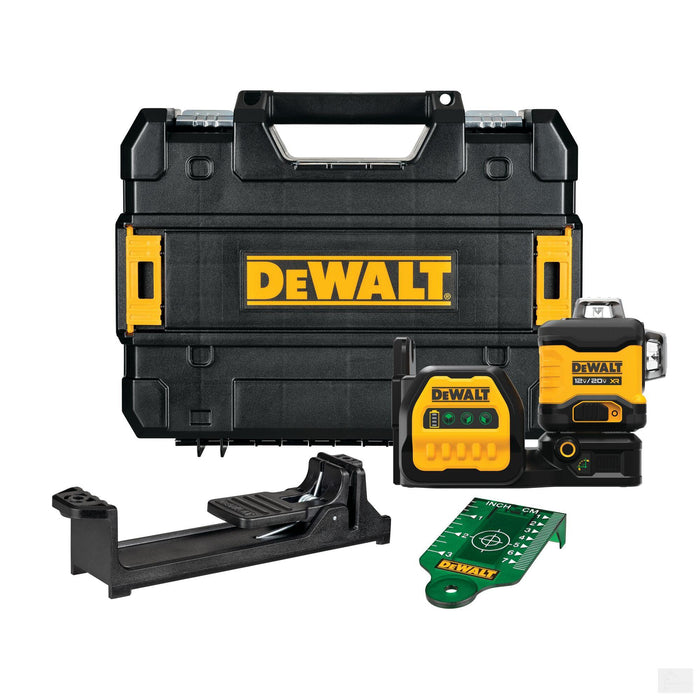 Dewalt 20V MAX* XR® 3 X 360 Green Line Laser (Tool Only) {DCLE34030GB}