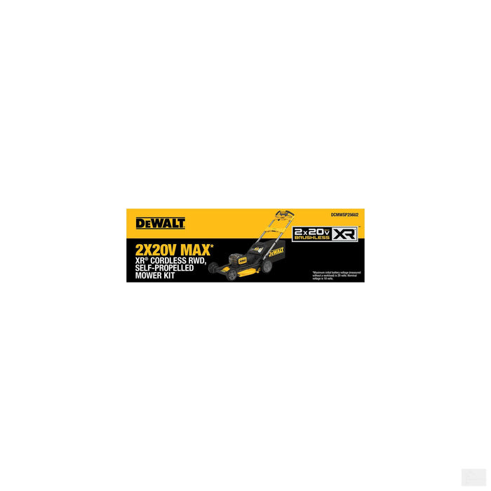 Dewalt 2X20V* MAX XR® Cordless RWD, Self-Propelled Mower Kit (DCMWSP256U2-CA)