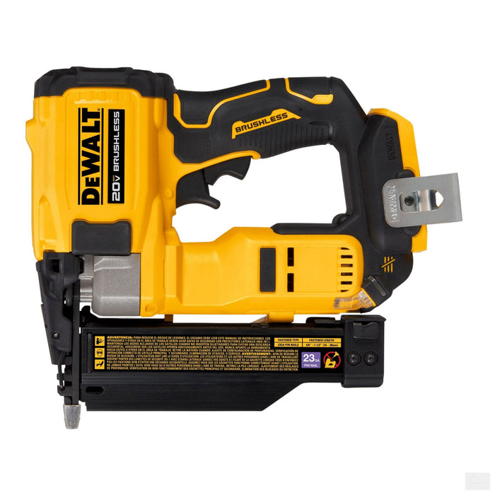 Dewalt ATOMIC COMPACT SERIES™ 20V MAX* Brushless Cordless 23 Ga. Pin Nailer (Tool Only) {DCN623B}