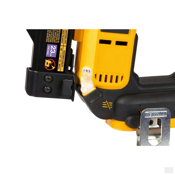 Dewalt ATOMIC COMPACT SERIES™ 20V MAX* Brushless Cordless 23 Ga. Pin Nailer (Tool Only) {DCN623B}