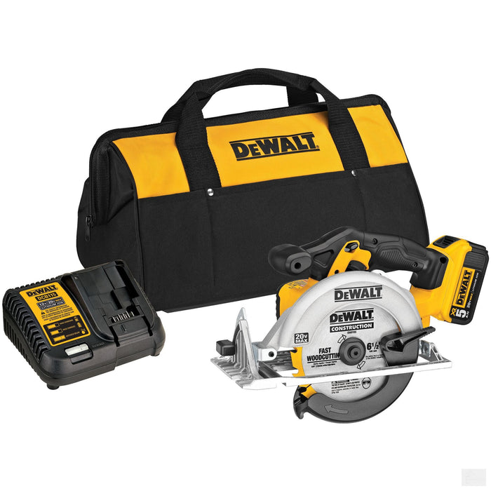 Dewalt 20V MAX* 6-1/2 in. Circular Saw Kit (DCS391P1)