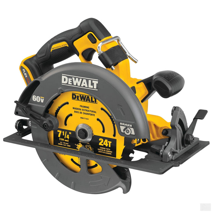Dewalt FLEXVOLT® 60V MAX* Brushless 7-1/4 in. Cordless Circular Saw with Brake (Tool Only) {DCS578B}
