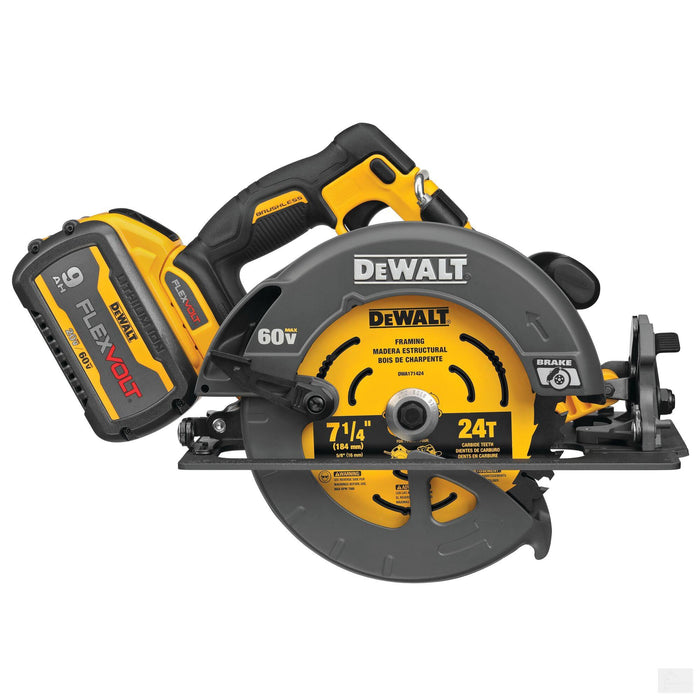 Dewalt FLEXVOLT® 60V MAX* Brushless 7-1/4 in. Cordless Circular Saw with Brake Kit (DCS578X1)