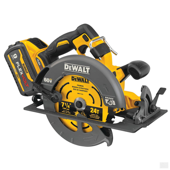 Dewalt FLEXVOLT® 60V MAX* Brushless 7-1/4 in. Cordless Circular Saw with Brake Kit (DCS578X1)