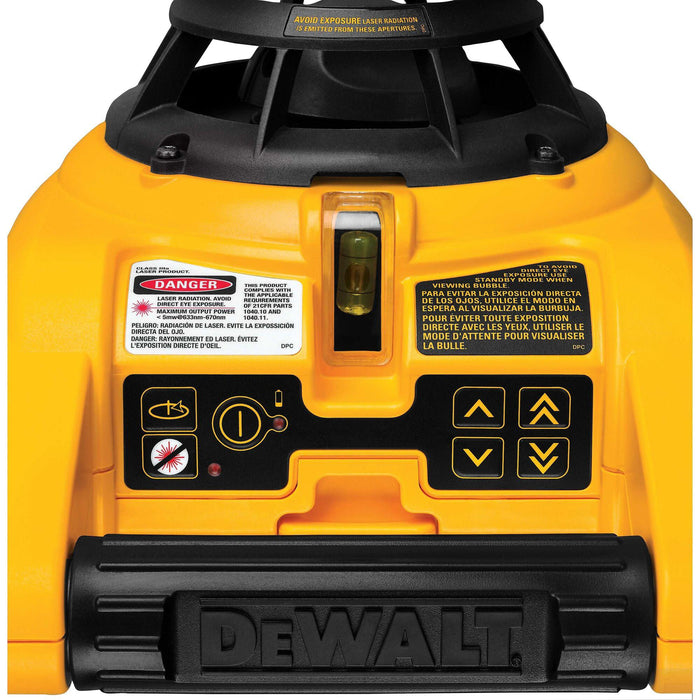 Dewalt Self-Leveling Int/Ext Rotary Laser Kit DW074KD