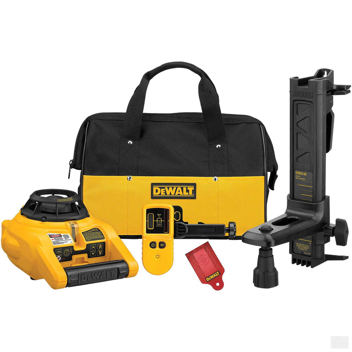 Dewalt Self-Leveling Int/Ext Rotary Laser Kit DW074KD