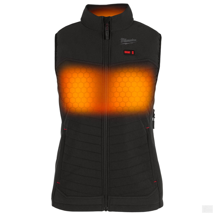 Milwaukee Women's M12 AXIS Black Heated Vest Kit (F300B-21)