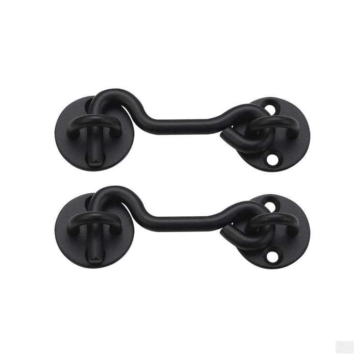 Nuvo Iron 4″ Rustic Hook and Eye Latches (2 pcs)