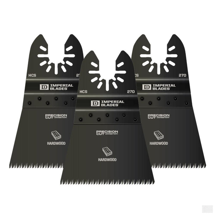 Imperial Blades One Fit 2-1/2in Japanese Tooth Hardwood Blade, 3PC [IBOA270-3]
