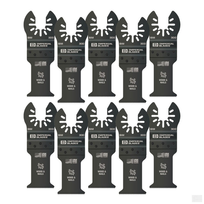Imperial Blades One Fit 1-1/4in Standard Wood and Nails Blade, 10PC [IBOA300-10]