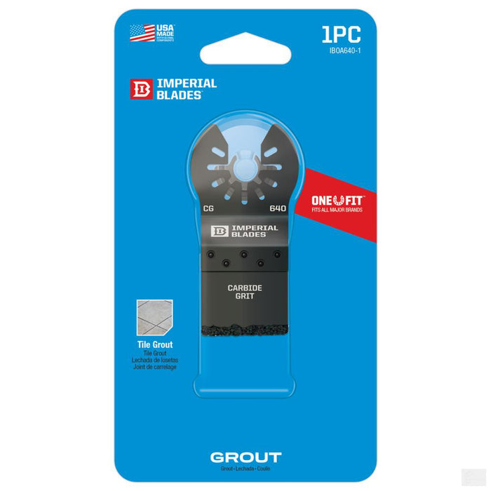 Imperial Blades One Fit™ 1-1/4" Carbide Grit Plunge Cut Blade, 1PC [IBOA640-1]