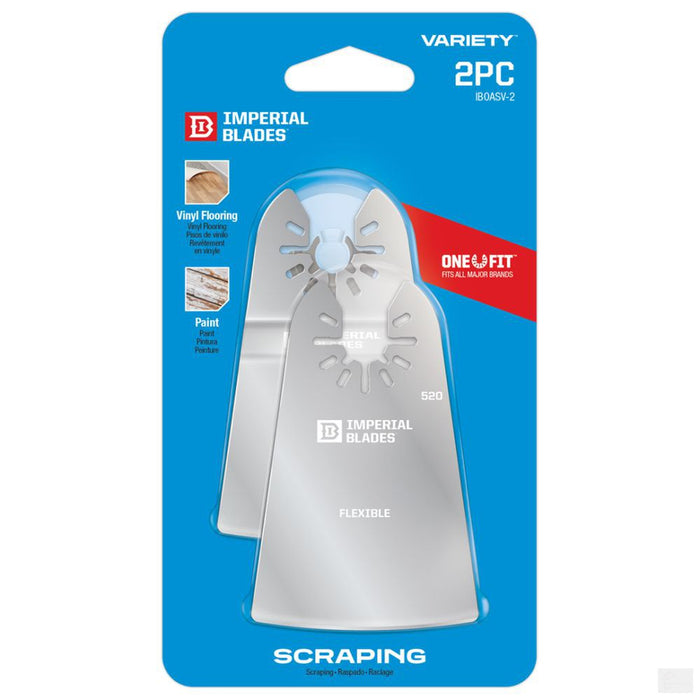 Imperial Blades One Fit™ Scraper Variety Pack - 2PC [IBOASV-2]