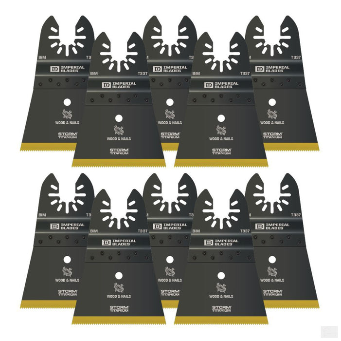 Imperial Blades One Fit 2-1/2in Storm Titanium Wood and Nails Blade - 10PC [IBOAT337-10]