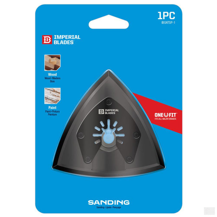 Imperial Blades One Fit 3-1/8in Oscillating Triangle Sanding Pad - 1PC [IBOATSP-1]