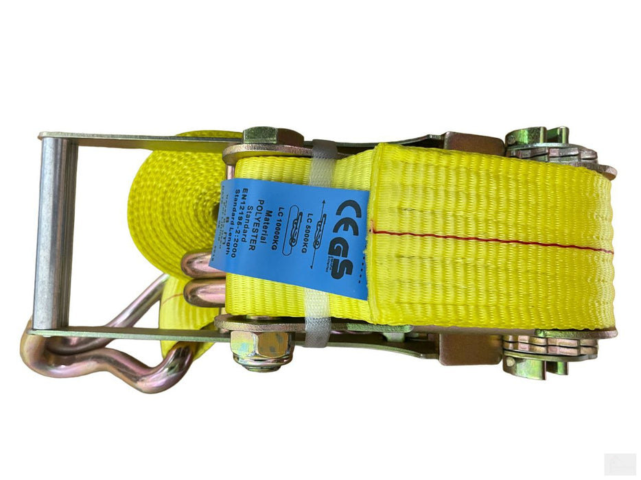 SUNRISE HEAVY DUTY YELLOW RATCHET STRAP