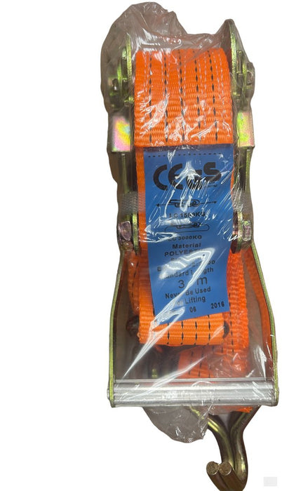 SUNRISE LIGHT DUTY ORANGE RATCHET STRAP