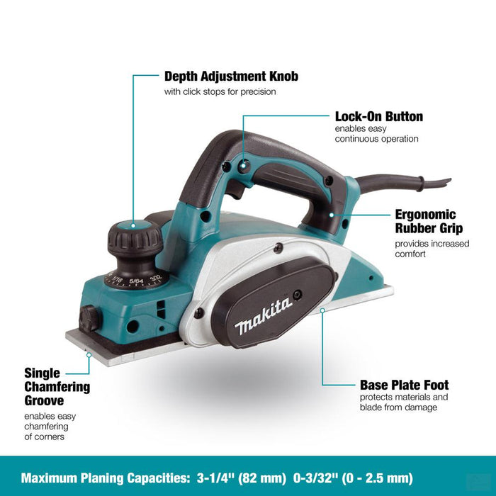 Makita 3-1/4" Planer (KP0800)